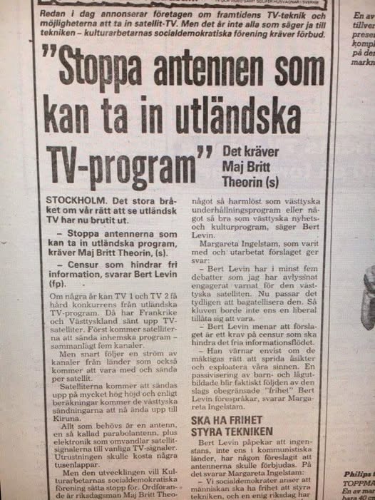 Stoppa antennen – fri radio kommer aldrig gratis
